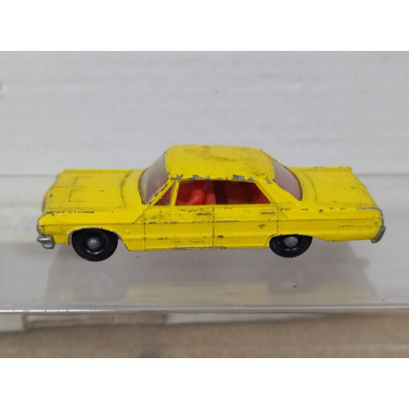 CHEVROLET IMPALA TAXI LESNEY 20 1:72/apx 1:64 MATCHBOX NO BOX