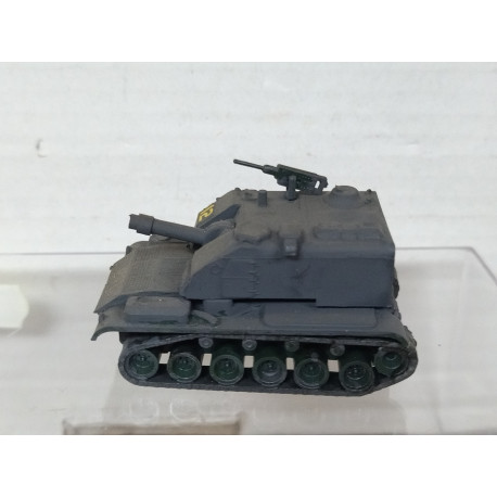 T98 AUTOPROPULSADO MILITARY REPINTADO GRIS 1:87 H0 EKO SUCIO/DIRTY