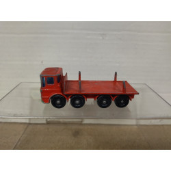 LEYLAND PIPE TRUCK RED LESNEY 10 1:92/apx 1:64 MATCHBOX NO BOX