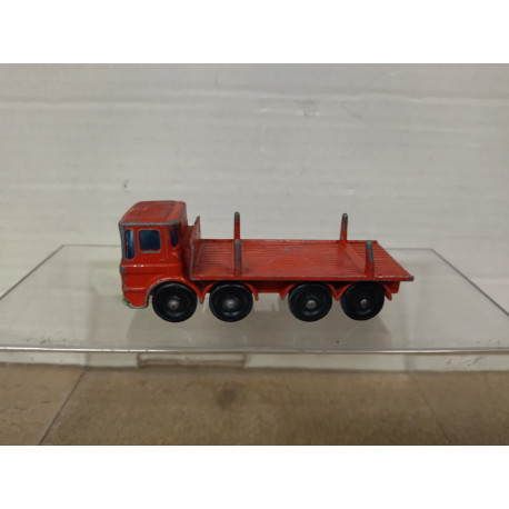LEYLAND PIPE TRUCK RED LESNEY 10 1:92/apx 1:64 MATCHBOX NO BOX