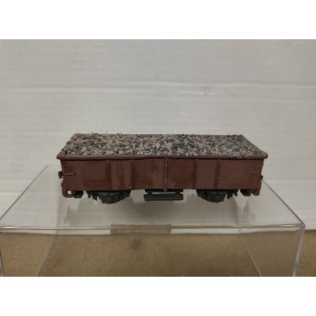 VAGON CARGA PIEDRAS 1:87 H0 NEW RAY NO BOX