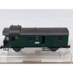 VAGON PORTAEQUIPAJES 1:87 H0 FLEISCHMANN 5005 NO BOX/SUCIO/DESGUACE