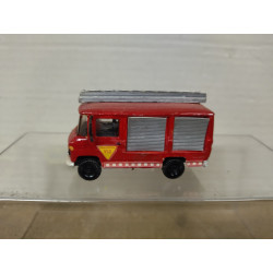 MERCEDES-BENZ L406 BOMBEROS 112 1:87 H0 IBERTREN NO BOX/REPINTADO