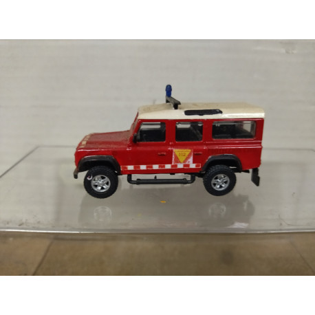 LAND ROVER BOMBEROS 112 DESGUACE 1:72 HONGWELL NO BOX/REPINTADO