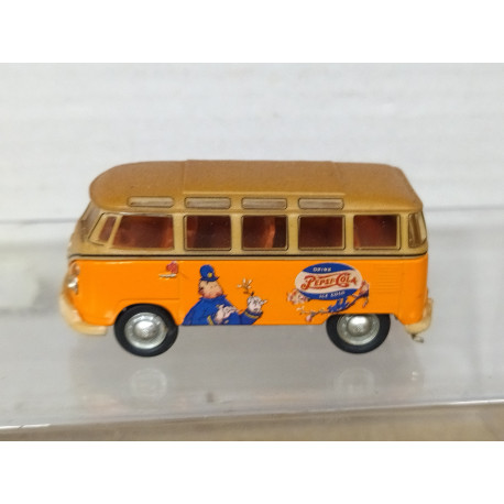 VOLKSWAGEN T1 PEPSI COLA ORANGE 1:72 HONGWELL SUCIO/NO BOX