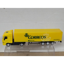 CAMION TRAILER AMARILLO CORREOS 1:87 H0 NO BOX