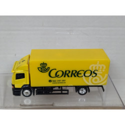 CAMION AMARILLO CORREOS 1:87 H0 NO BOX