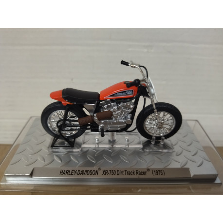 HARLEY-DAVIDSON 1975 XR-750 DIRT TRACKER RACER MOTO/BIKE 1:24 ALTAYA IXO