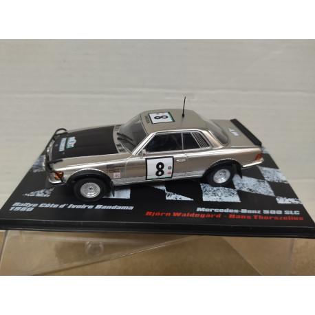 MERCEDES-BENZ 500 SLC 1980 RALLY COTE D´IVOIRE BANDAMA WALDEGARD 1:43 ALTAYA IXO