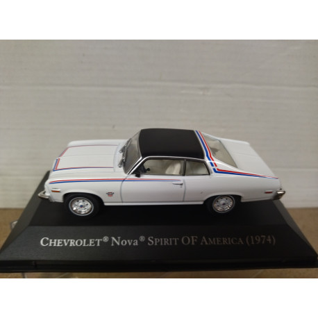 CHEVROLET NOVA 1974 SPIRIT OF AMERICA AMERICAN CARS 1:43 ALTAYA IXO