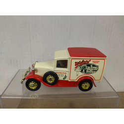 FORD MODEL A VAN 1930 WALTERS 1:40 MATCHBOX YESTERYEAR Y-22 BOX
