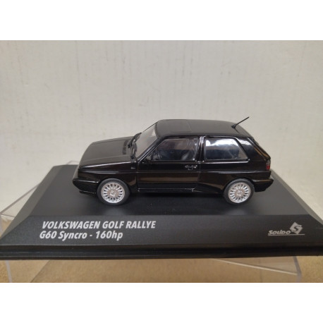VOLKSWAGEN GOLF 2 RALLYE G60 SYNCRO BLACK 1:43 SOLIDO S4311303 SD