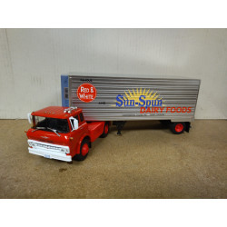 CHEVROLET C-65 TILT CAB 1966 SUN-SPUM AMERICAN TRUCK 1:43 ALTAYA IXO
