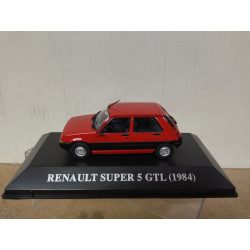 RENAULT SUPER 5 GTL 5P 1984 RED 1:43 IXO JM