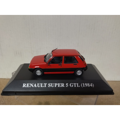 RENAULT SUPER 5 GTL 5P 1984 RED 1:43 IXO JM