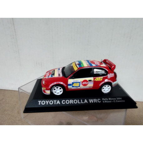 TOYOTA COROLLA WRC 2004 RALLY MONZA V.ROSSI 1:43 ALTAYA IXO