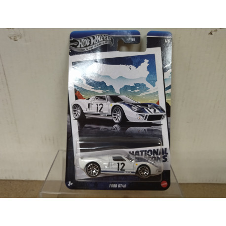 FORD GT WHITE/BLUE 1/5 ICONS 1:64 HOT WHEELS
