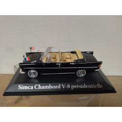 SIMCA CHAMBORD 1961 V8 PRESIDENT DE GAULLE/KENNEDY 1:43 ATLAS NOREV