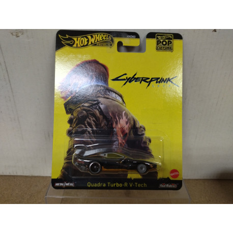 QUADRA TURBO-R V-TECH CYBERPUNK 1:64 HOT WHEELS PREMIUM