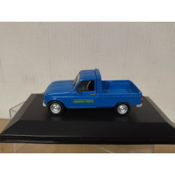 RENAULT 4 1979 PICKUP BLUE 1:43 HACHETTE UH CAJA NO ORIGINAL