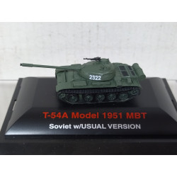 T-54 A MODEL 1951 MBT SOVIET W/USUAL VERSION 1:144 TRUMPETER