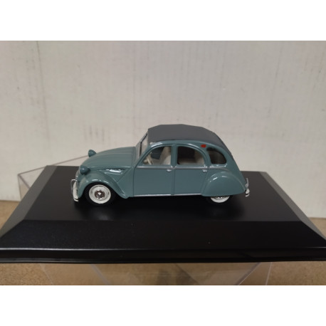 CITROEN 2CV 1960 GRIS/AZUL 1:43 VITESSE BOX NO ORIGINAL