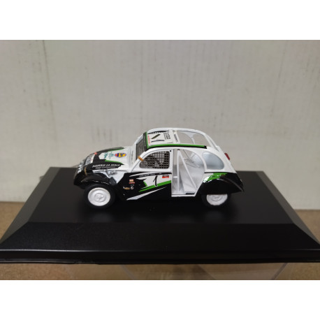 CITROEN 2CV CROSS 2009 CHAMPION FRANCE 1:43 IXO HACHETTE BOX NO ORIGINAL
