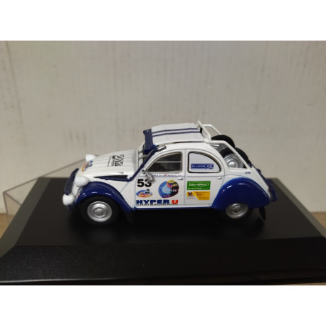 CITROEN 2CV RAID n53 1:43 ELIGOR HACHETTE BOX NO ORIGINAL