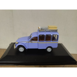 CITROEN 2CV FOURGONNETTE VACANCES 1:43 ELIGOR HACHETTE BOX NO ORIGINAL