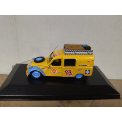 CITROEN 2CV FOURGONNETTE 1970 RAID KABUL 1:43 NOREV HACHETTE BOX NO ORIGINAL