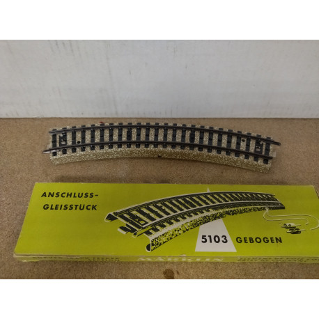 VIA CURVA CON ALIMENTACION 1:87 MARKLIN 5103