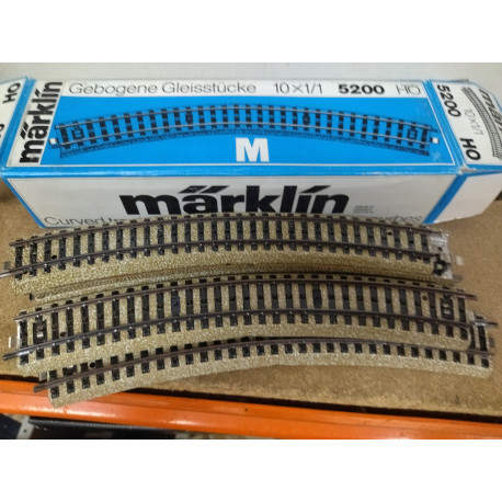 VIAS TREN (10) M 1:87 H0 MARKLIN 5200