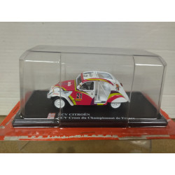 CITROEN 2CV CROSS n21 RED/WHITE 1:43 ELIGOR HACHETTE