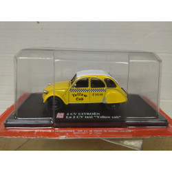 CITROEN 2CV TAXI NEW YORK YELLOW CAB 1:43 ELIGOR HACHETTE