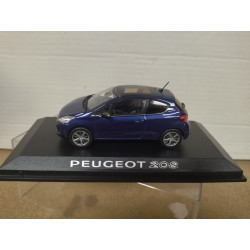 PEUGEOT 208 BLUE VIRTUEL 3 PORTES 1:43 NOREV 472774 DEALER