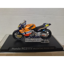 HONDA RC 211V 2002 WINNER MOTOGP VALENTINO ROSSI MOTO/BIKE 1:24 ALTAYA IXO