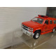 CHEVROLET SUBURBAN FIRE CHIEF 1:43 ROAD CHAMPS