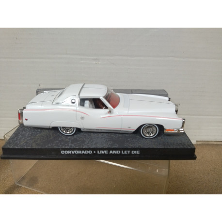 CADILLAC CORVORADO LIVE AND LET DIE 007 JAMES BOND 1:43 EAGLEMOSS IXO