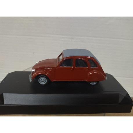 CITROEN 2CV RED/GRIS 1:43