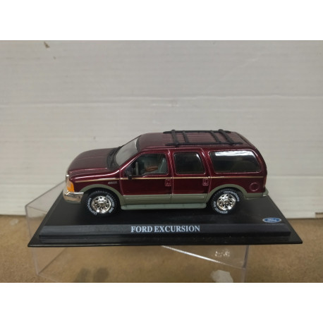 FORD EXCURSION 2004 RED/BROWN 1:43 DelPRADO NO BOX