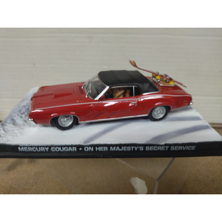 MERCURY COUGAR ON HER MAJESTY´S SECRET... 007 JAMES BOND 1:43 EAGLEMOSS IXO
