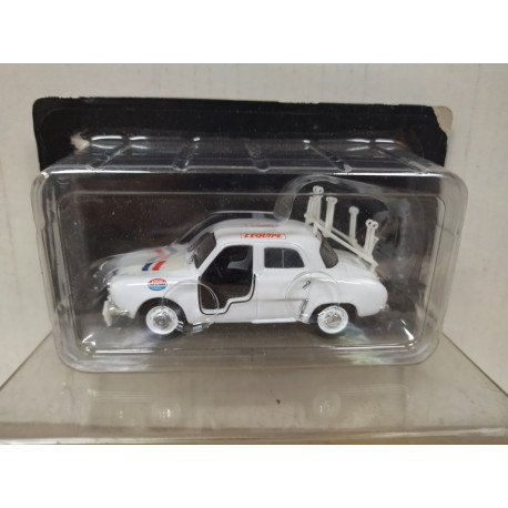 RENAULT DAUPHINE 1959 ASSISTANCE LE TOUR FRANCE 1:43 NOREV HACHETTE
