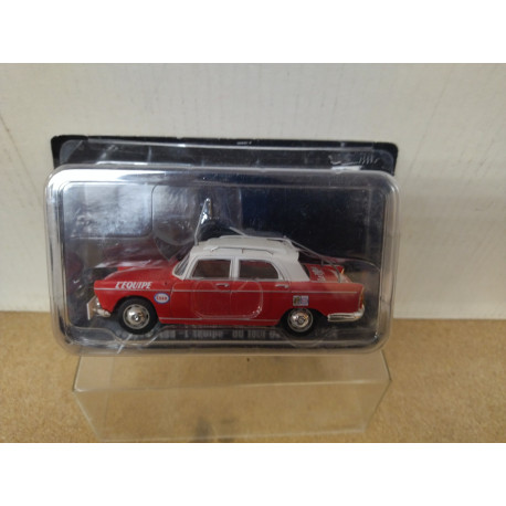 PEUGEOT 404 1962 L´EQUIPE LE TOUR FRANCE 1:43 NOREV HACHETTE