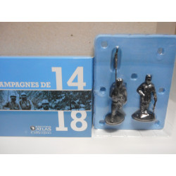 FIGURES GENERAL GOURAUD + PORTE-FANION 1914-18 WW I 1:32 ATLAS 117 MHSP