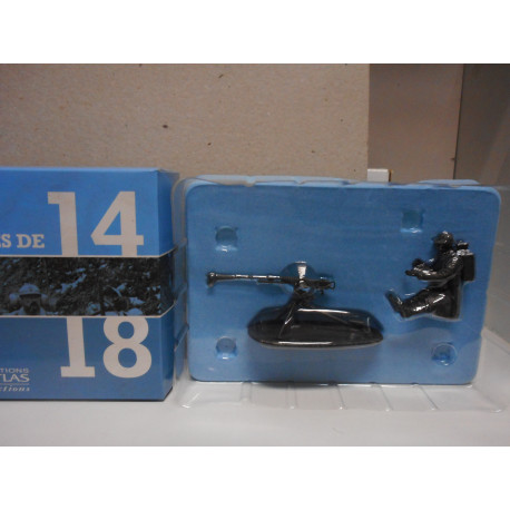 FIGURES MITRALLEUR + MITRAILLEUSE HOTCHKISS 1914-18 WW I 1:32 ATLAS 126 MHSP