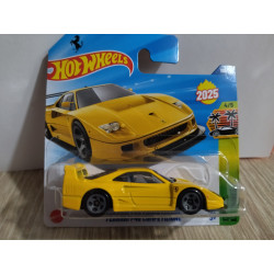 FERRARI F40 COMPETIZIONE YELLOW 4/5 EXOTICS 1:64 HOT WHEELS