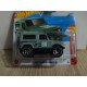 LAND ROVER DEFENDER 90 GREEN n68 5/10 THEN AND NOW 1:64 HOT WHEELS