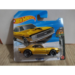 CHEVROLET CAMARO 1967 GOLD 3/5 DREAM GARAGE 1:64 HOT WHEELS