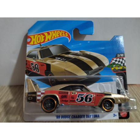 DODGE CHARGER DAYTONA 1969 n56 GOLD 2/10 STARTING GRID 1:64 HOT WHEELS