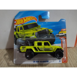 JEEP GLADIATOR 2020 YELLOW/GREEN 2/5 TRUCKIN´ALONG 1:64 HOT WHEELS